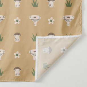 Cute Mushroom Pattern Tapestry