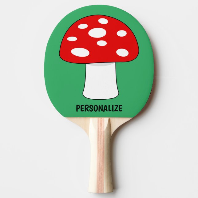 Cute mushroom ping pong paddle for table tennis (Front)