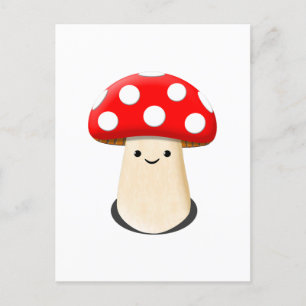 Cute Mushroom Postcard
