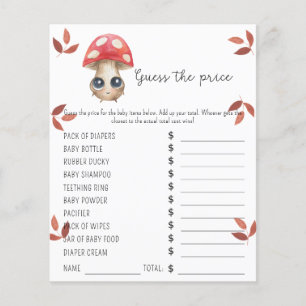 Cute mushroom   Price Guess Game