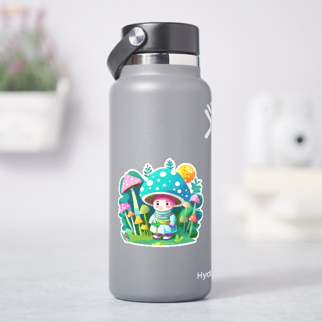 Cute mushroom sticker pack (HydroFlask)