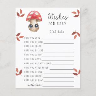 Cute mushroom - Wishes for baby