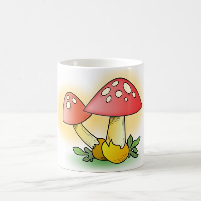 CUTE MUSHROOMS COFFEE MUG (Center)