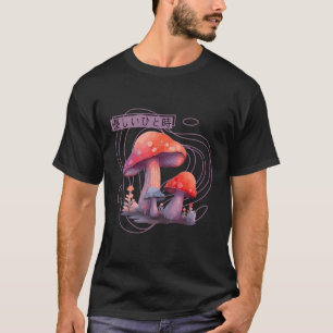 Cute Mushrooms Fungi Goblincore Aesthetic Cottagec T-Shirt