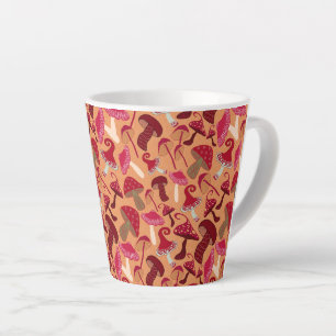 Cute Mushrooms Latte Mug