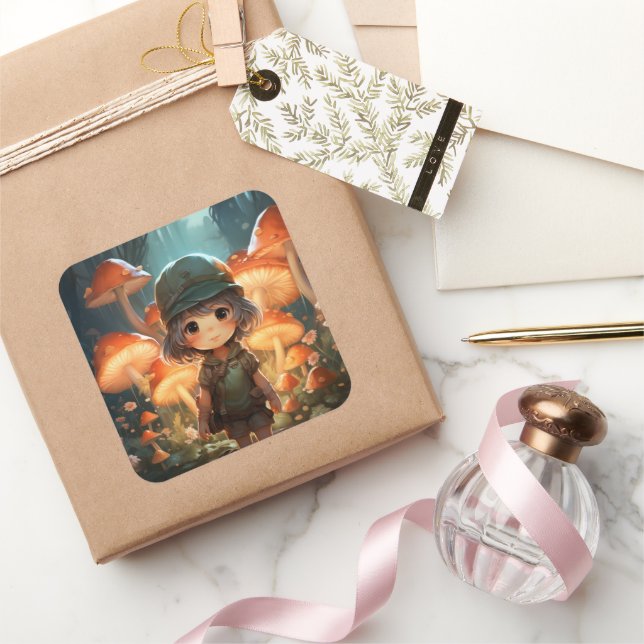 Cute mushrooms sticker (Gifting)