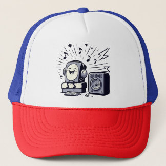 Cute Music Lover – Fun Cartoon Music Cap 01