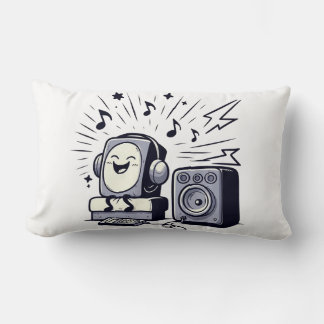 Cute Music Lover – Fun Cartoon Music Pillow 02
