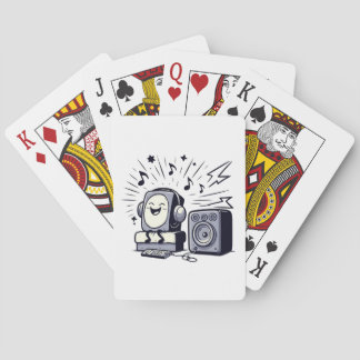 Cute Music Lover – Fun Cartoon Playing Cards