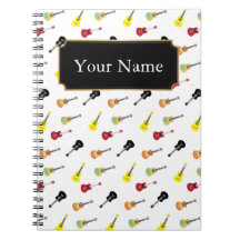 Cute Music Ukulele Pattern with Name