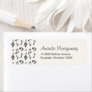 Cute Musical Notes Pattern