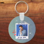 Cute My Boyfriend Birthday Gift  Keychain<br><div class="desc">Celebrate your boyfriend’s big day with this adorable birthday gift design that’s perfect any Product. Featuring a lighthearted and sweet style,  it’s ideal for surprising him at a party,  romantic dinner,  or weekend getaway. A thoughtful keepsake he’ll love to wear or use all year round.</div>