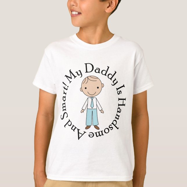 Cute My Daddy Is T-Shirt (Front)