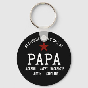 Cute My Favourite People Call Me... Personalized   Keychain