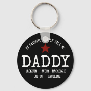 Cute My Favourite People Call Me... Personalized Keychain