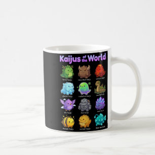 Cute Mythical Beast Collection Kawaii Kaiju Charac Coffee Mug