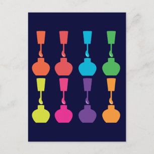 Cute Nail Polish! Postcard