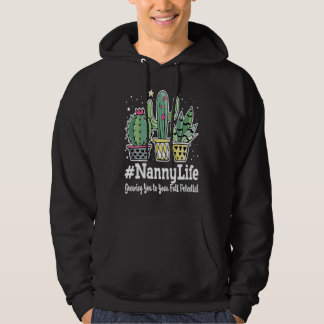 Cute Nanny Life Appreciation Week Back School Hoodie