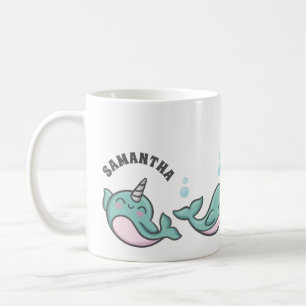 Cute Narwhal Coffee Mug
