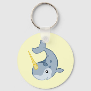 Cute Narwhal Keychain