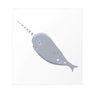 Cute Narwhal Notepad
