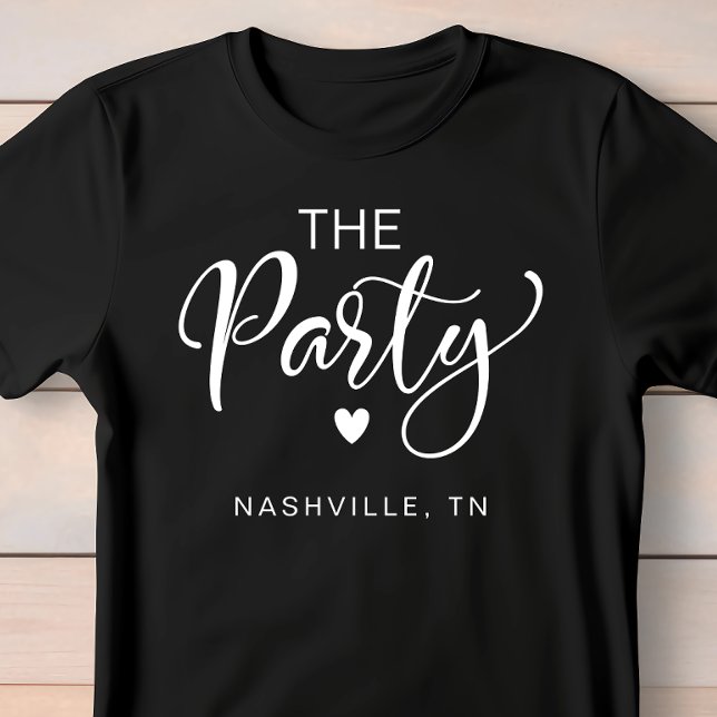 Cute Nashville Bachelorette Party T-Shirt (Celebrate the bride-to-be in fun and style at her bachelorette party)