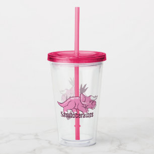 Cute Nasutoceratops Acrylic Tumbler