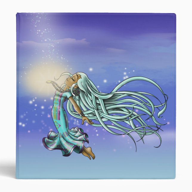 Cute Native Girl Binder (Front)