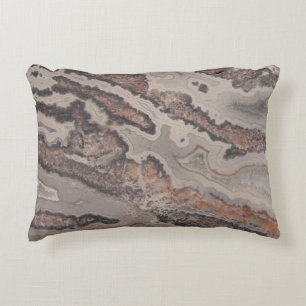 Cute Natural Rock Crazy Lace Agate Photo Designed Decorative Pillow