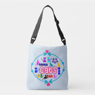 😻🐾↷❤Cute Naughty Cat Family Fabulous Classic Crossbody Bag