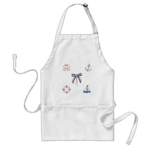 cute nautical and coquette infusion standard apron