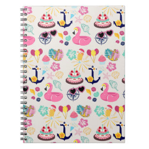 Cute Nautical Birthday Notebook