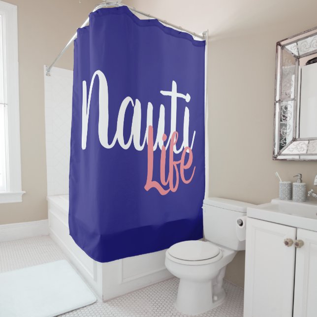 cute, nautical NAUTI LIFE script (In Situ)