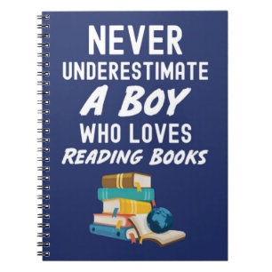 Cute Navy Blue Book Reading Gifts For Baby Boy Kid