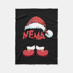 Cute Nema Claus New Christmas Santa Claus  Fleece Blanket
