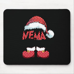 Cute Nema Claus New Christmas Santa Claus Mouse Pad