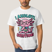 Cute Nerd Axolotl I Axolotl Questions Marks Meme