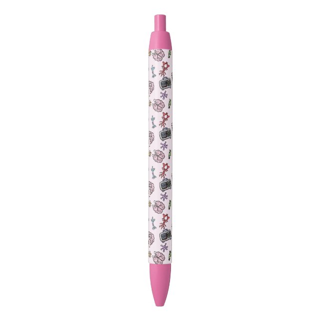 Cute Neuroscience Pattern Black Ink Pen (Front Vertical)