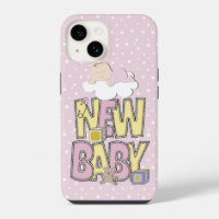 Cute New Baby Girl iPhone case