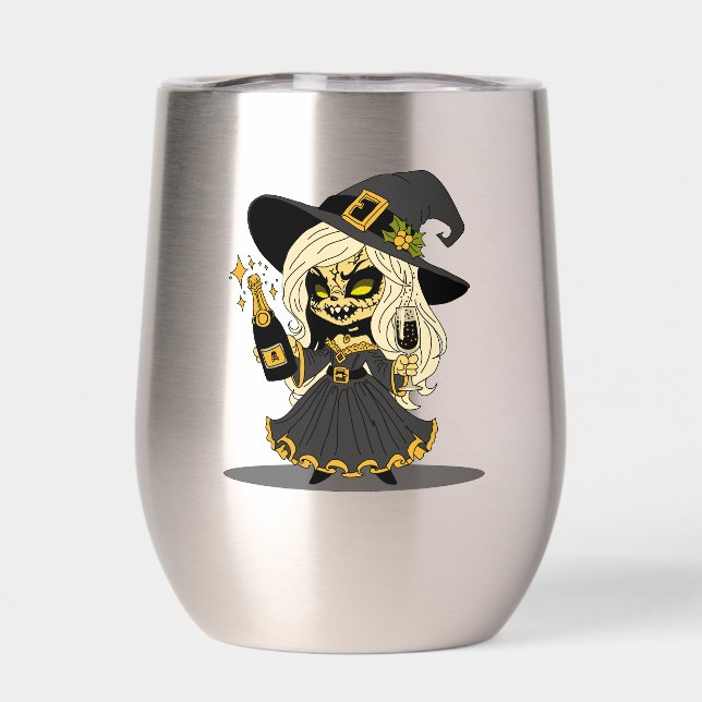 Cute New Years Witch (Back)