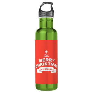 Cute Nice and Lovey Christmas Best Wishes 710 Ml Water Bottle
