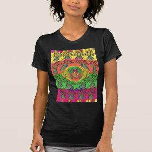 Cute Nice & Lovely Floral Motif Art Print Design T-Shirt