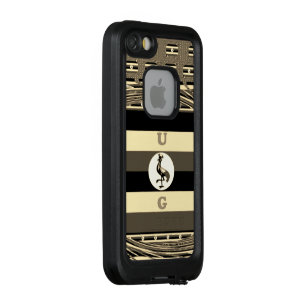 Cute Nice Lovely UG monogrammed lovely design LifeProof FRÄ’ iPhone SE/5/5s Case