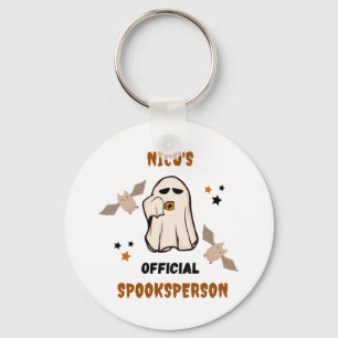 Cute NICU Halloween NICU official spooksperson Keychain