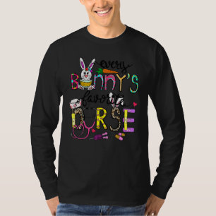 Cute Nicu Picu L&d Nurse Easter Day Stethoscope Cu T-Shirt