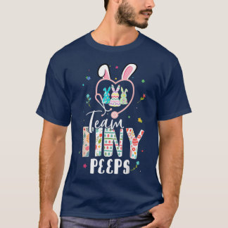 Cute NICU PICU L_D Nurse Easter Day Stethoscope Cu T-Shirt