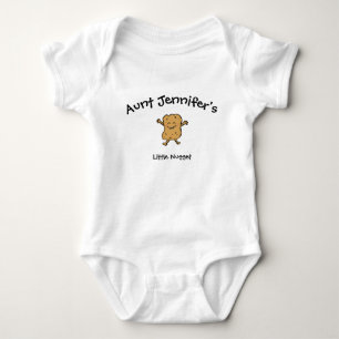 Cute Niece Nephew Cartoon Nugget Baby Bodysuit