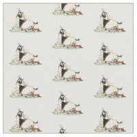 Cute Nigerian Dwarf Goat and Kids pattern