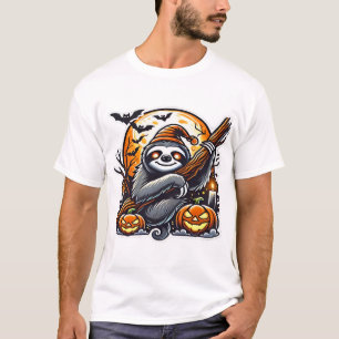Cute Night Sloth Halloween Classic T-Shirt