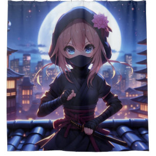 Cute ninja warrior girl